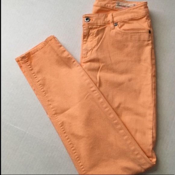 light orange jeans